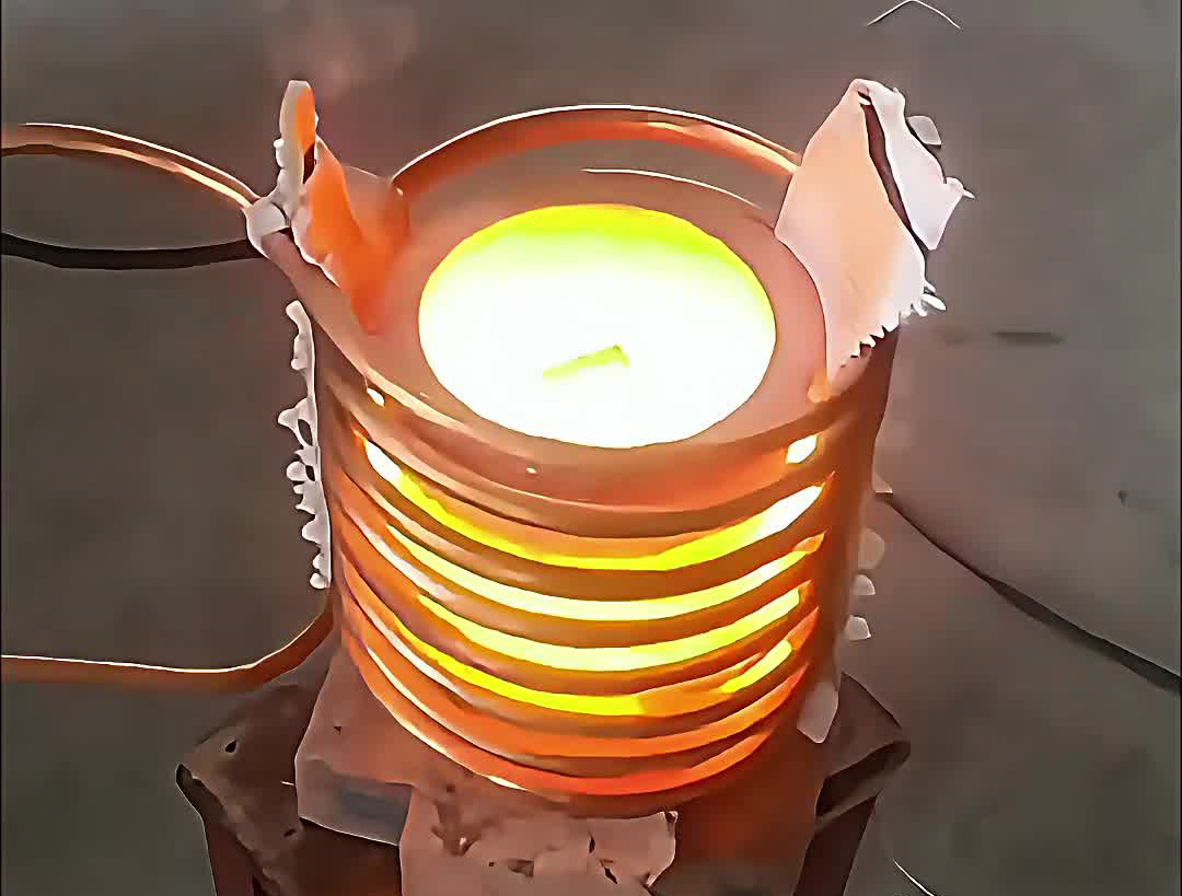 標準5公斤熔煉爐，可以采用專用的熔煉感應加熱電源作為加熱工具